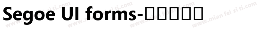 Segoe UI forms字体转换